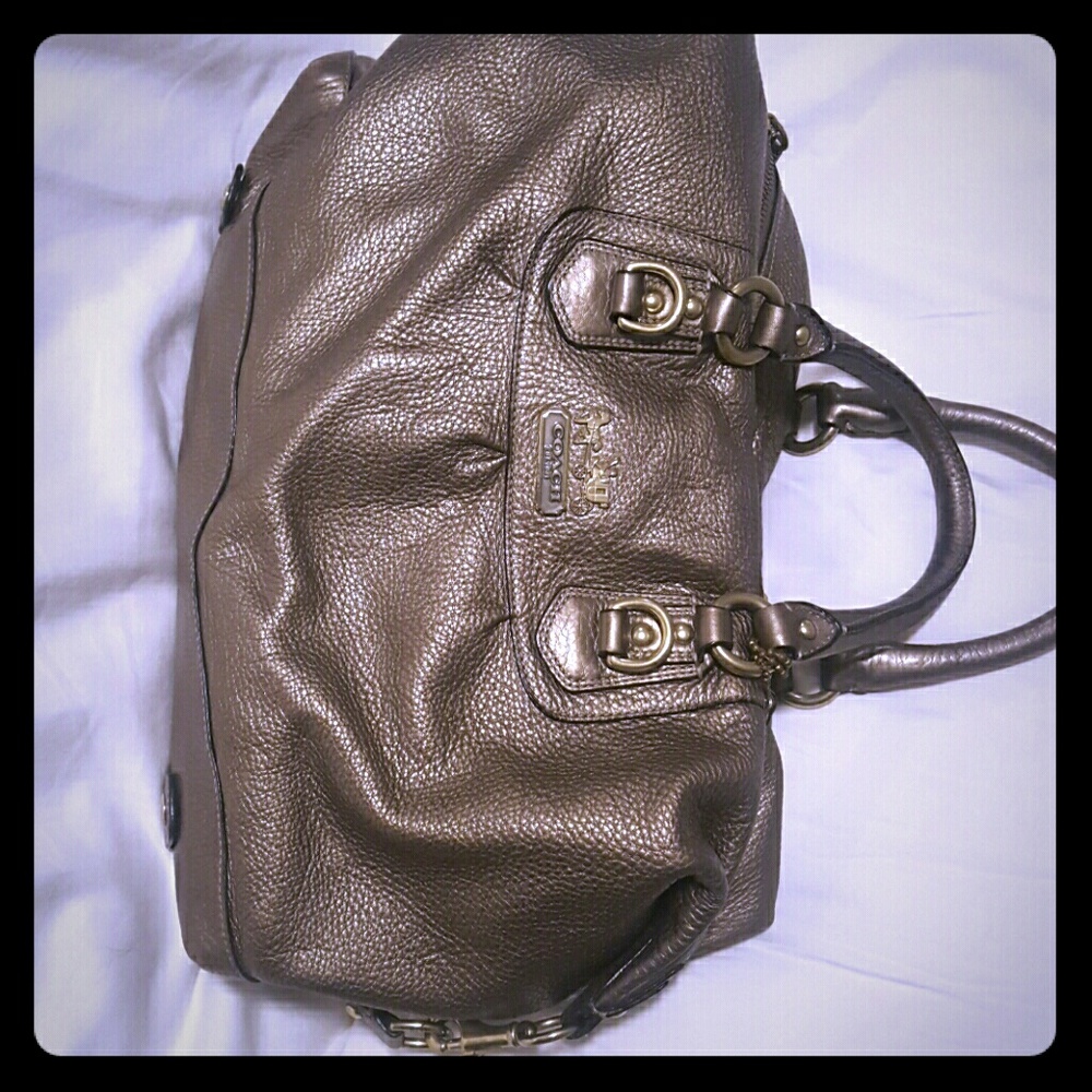 Coach bronze gold Legacy bag